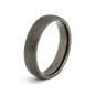 Preview: 5 mm Titanring mit facettiertem schwarzem Finish - Pulso Black